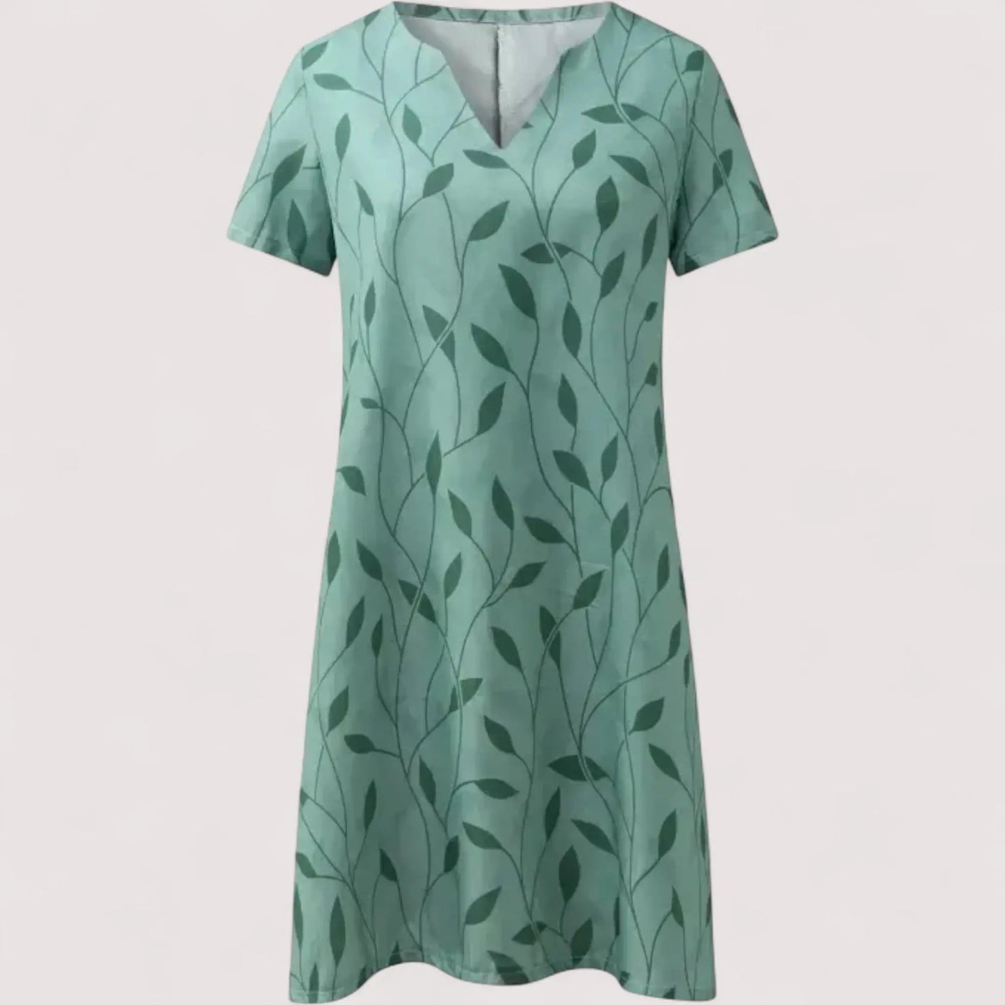 Jeanne™ | V-Ausschnitt-Kleid mit Print