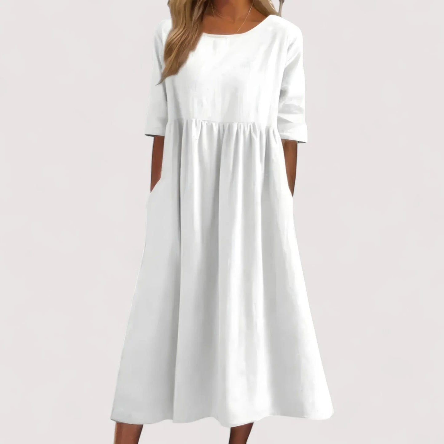 Selina™ | Schmeichelhaftes Baumwollkleid