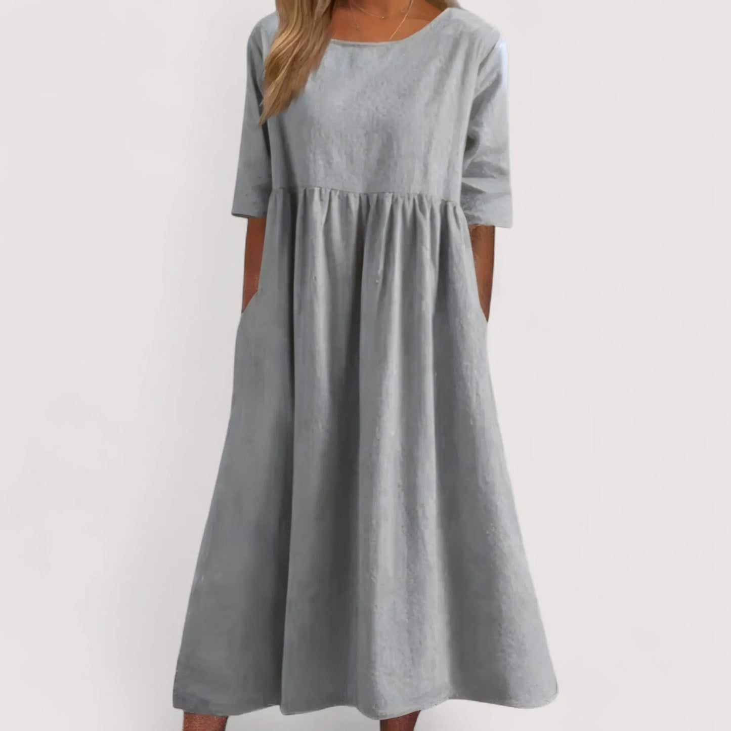 Selina™ | Schmeichelhaftes Baumwollkleid
