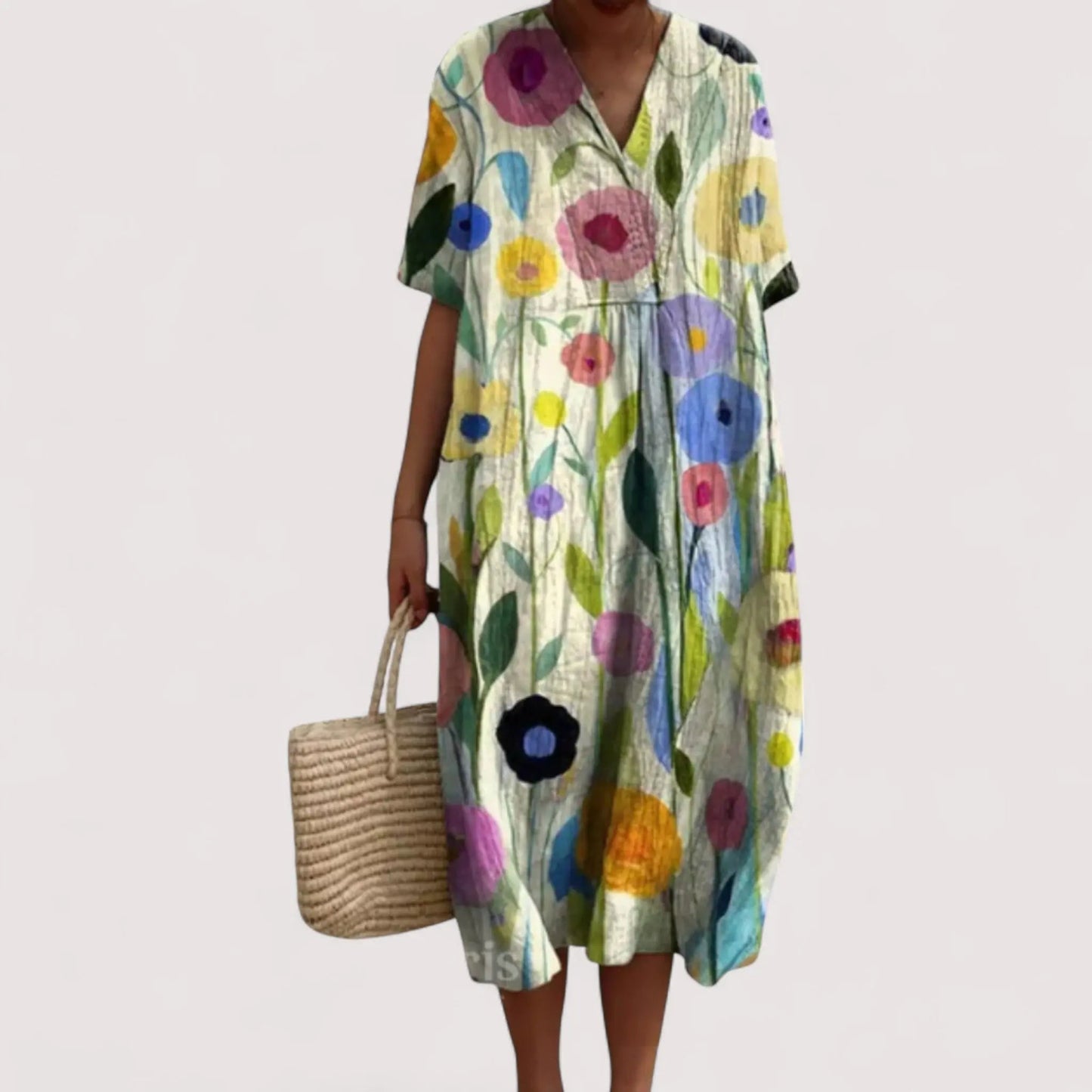 Delia™ | Elegantes Blumenkleid