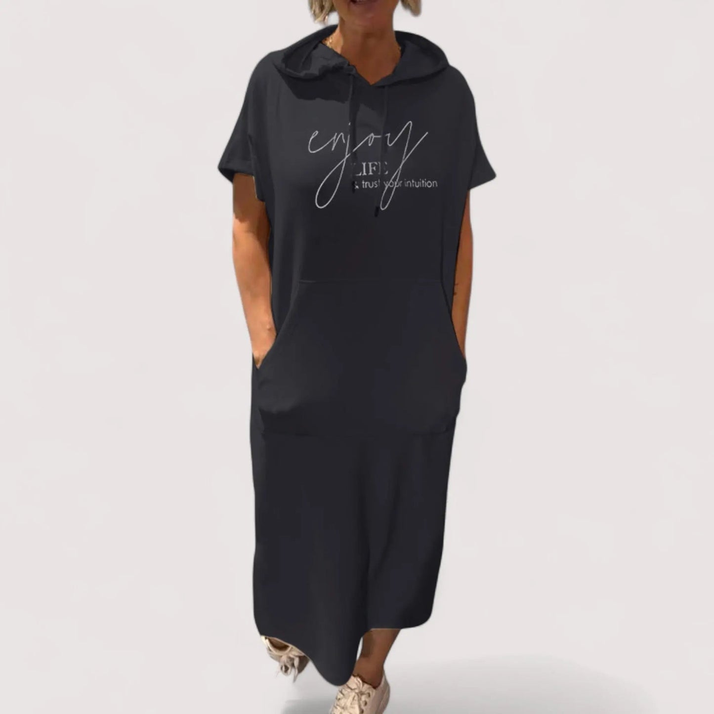 Ellen™ | Freizeit-Kapuzenkleid