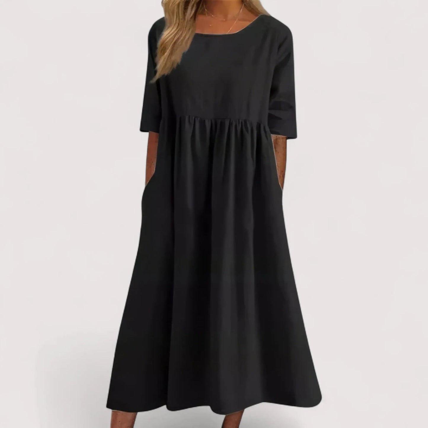 Selina™ | Schmeichelhaftes Baumwollkleid