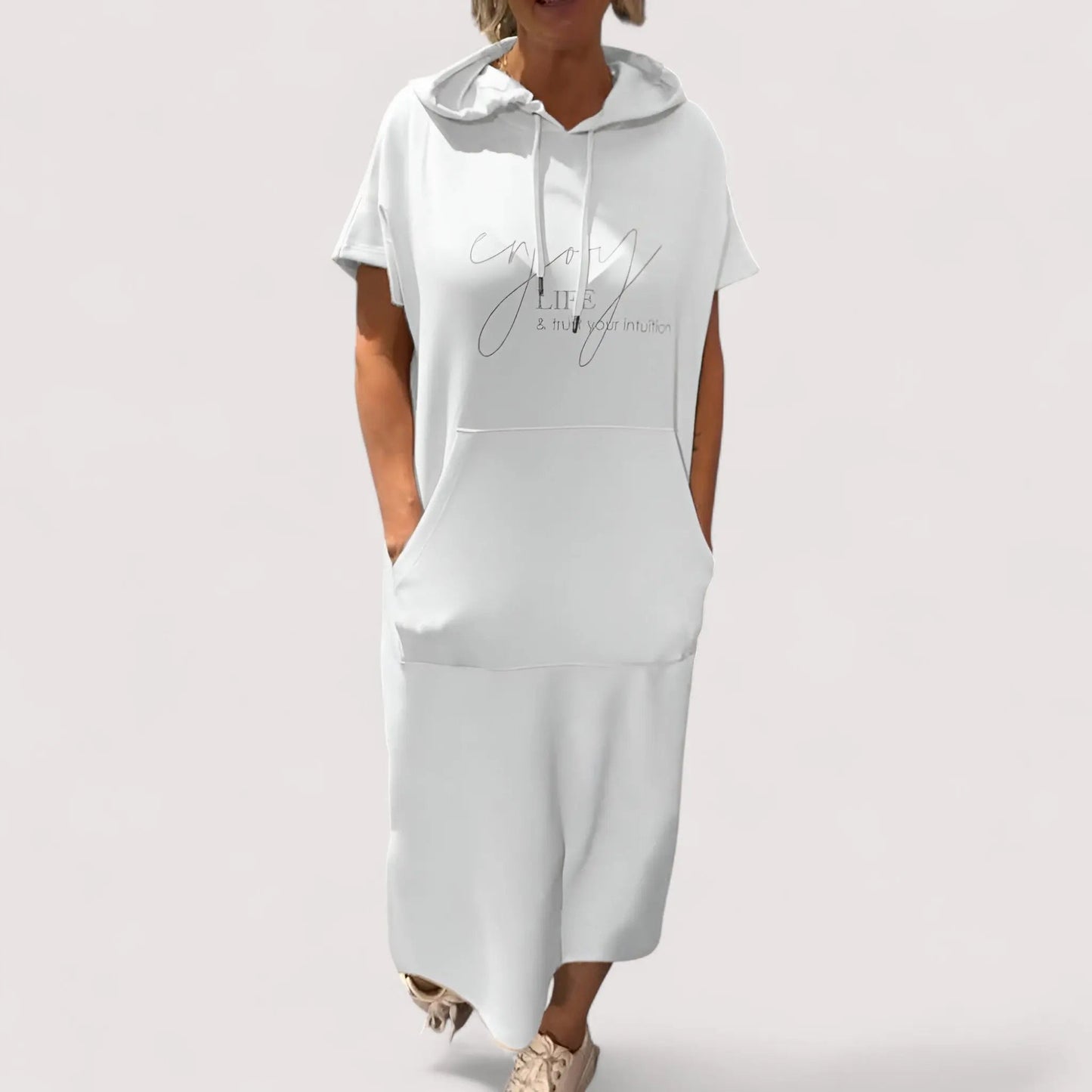 Ellen™ | Freizeit-Kapuzenkleid