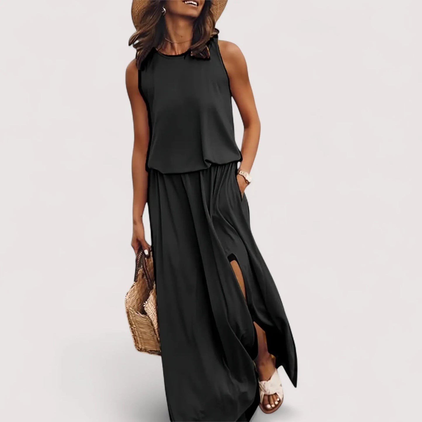 Kristin™ | Sommerkleid mit Schlitz