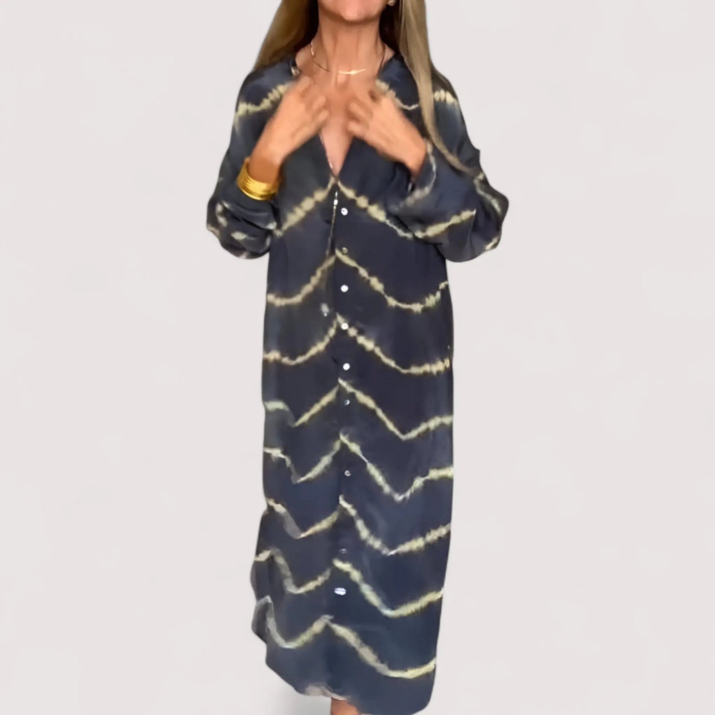 Maren™ | Gestreiftes Maxikleid