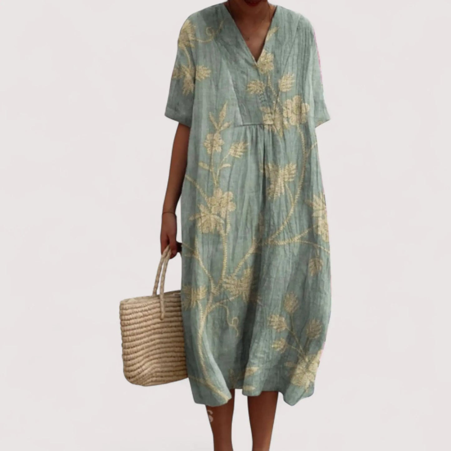 Delia™ | Elegantes Blumenkleid