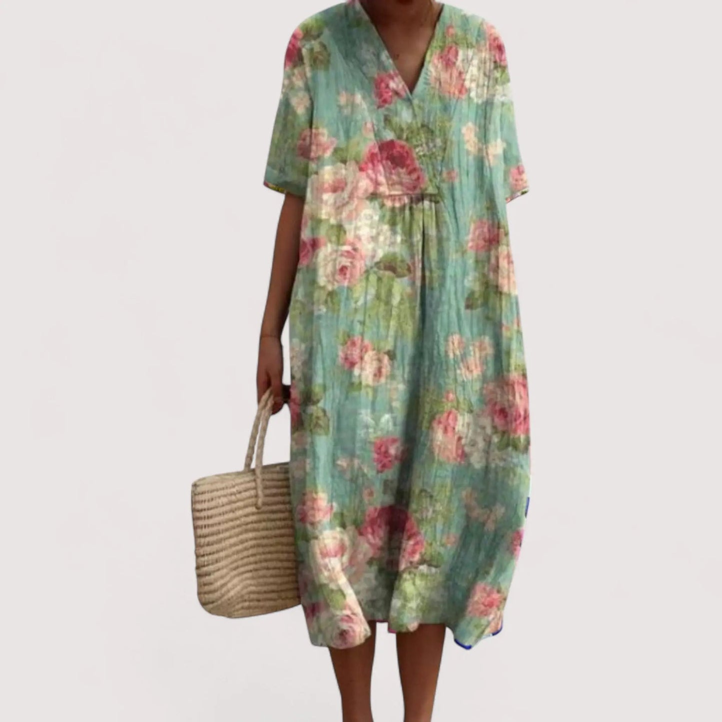 Delia™ | Elegantes Blumenkleid