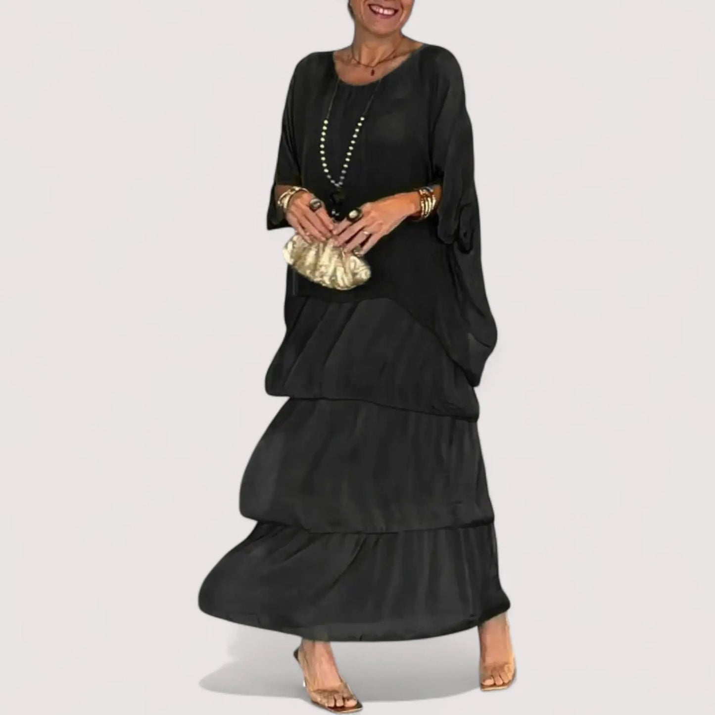 Laurence™ | Elegantes Chiffon-Kleid im Boho-Stil