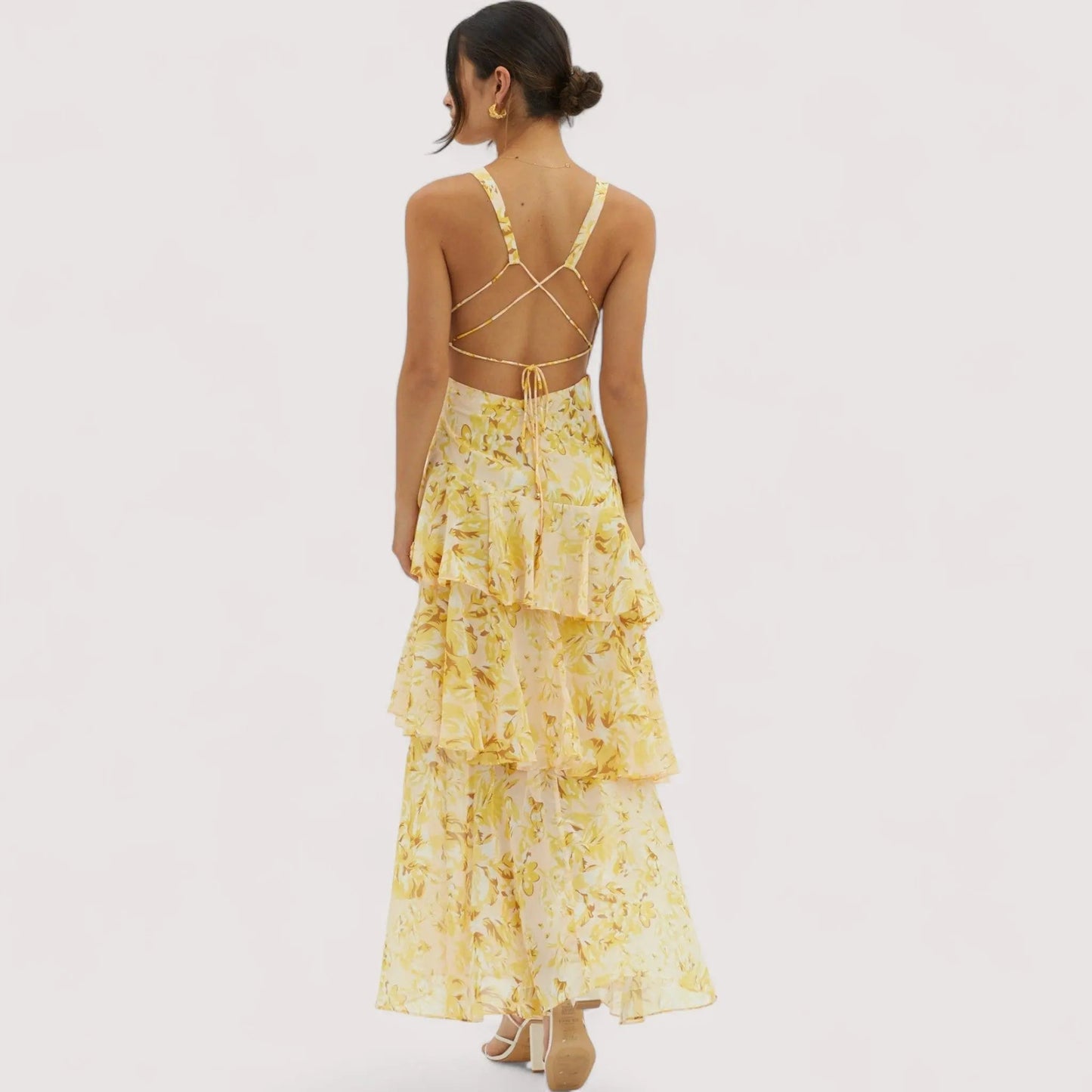 Graziella™ | Midi-Kleid mit Blumenmuster