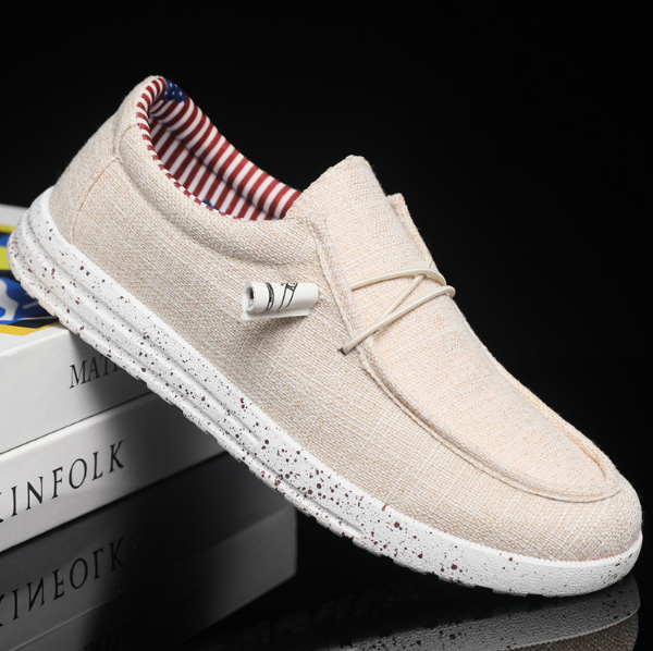 Stilvolle Canvas-Loafer für Herren - Milan, Frühling 2026 Edition