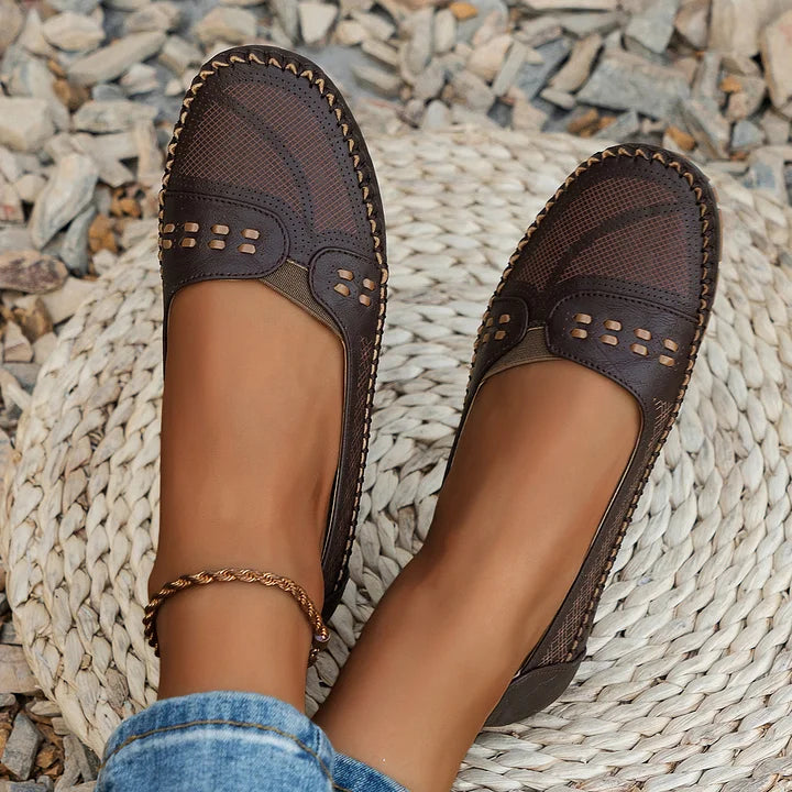 Damen stilvolle orthopädische Schuhe zum Gehen