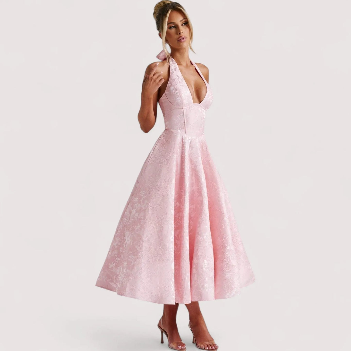 Amalie™ | Midikleid mit Neckholder