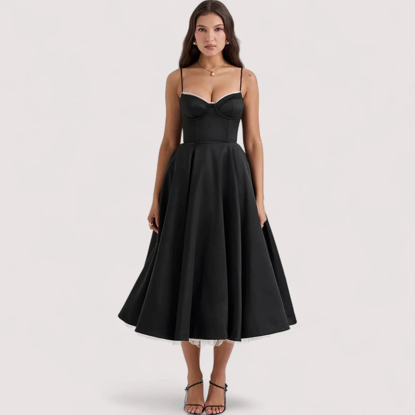 Margot™ | Sommerkleid mit Korsettdetail