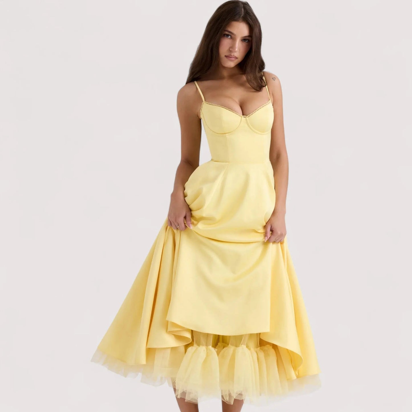 Margot™ | Sommerkleid mit Korsettdetail