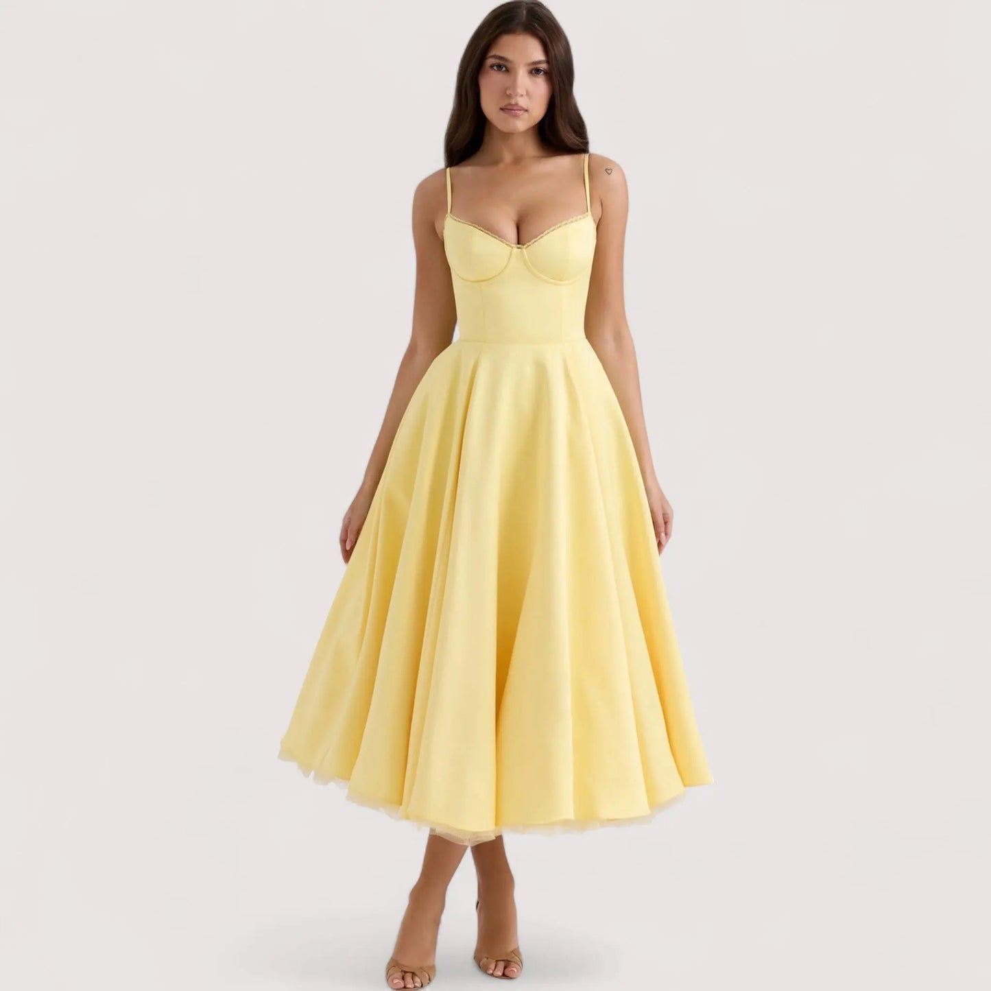 Margot™ | Sommerkleid mit Korsettdetail