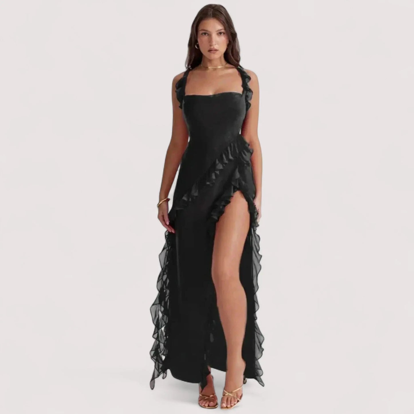 Chloe™ | Maxikleid mit Schlitz